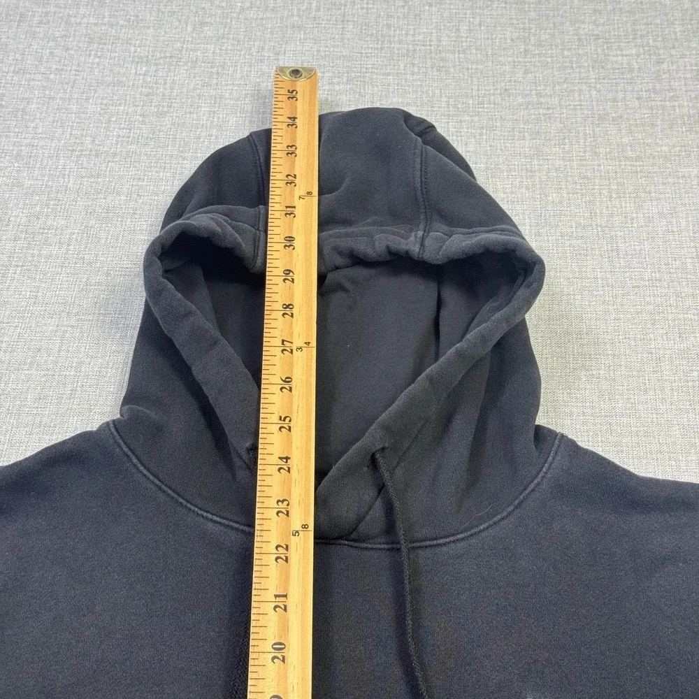 Nike Fleece Hoodie Mens Small Black Pullover‎ Heavyweight Hooded Logo Comfort